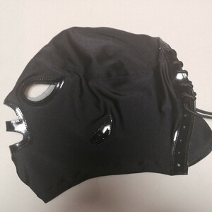 Santo Negro Black Black Special Recraw Mask Mexican Mask Legendary Black Saint