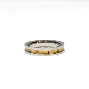 Bloom Silver x Gold Fine Steel Ring Brand Accessories Ladies ☆ 0303
