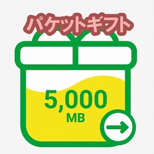 My Neo Packet Gift 5000MB (5GB 5,000MB) Point digestion anonymous mineo