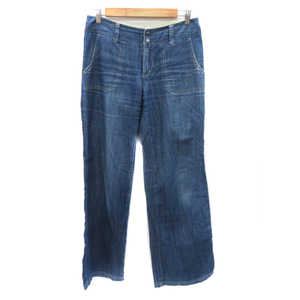 Lautreamont Denim Pants Jeans Wide Pants Long Long Long Long Director 40 Indigo /YK6 ■ MO Ladies