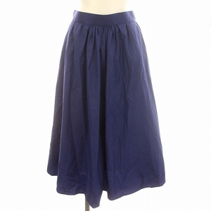 Tiara Tiara Skirt Long Flare 3 M Blue /☆ G Ladies