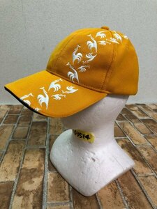LE CoQ Sportif Lecock Men's Golf Embroidery Cap Hat F Yellow Polyester