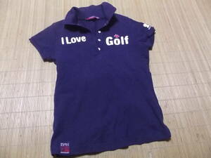 Prompt decision! PEARLY GATES Pearly Gates Made Navy Blim Golf Polo Shirt