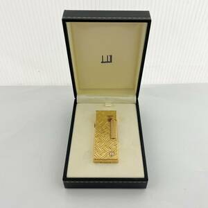 15407/ Dunhill Roller Gaslighter Gold Gold Smoking Tool with Case