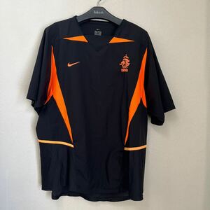 Nike Soccer Uniform Short Sleeve Black KNVB Dutch National Team L