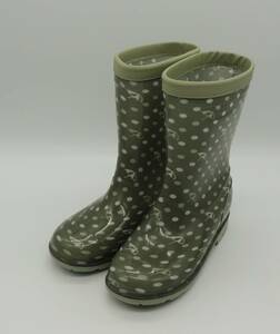Easy -to -walk all -season kids rain boots boots Arnold permers AP7200 khaki 20.0cm