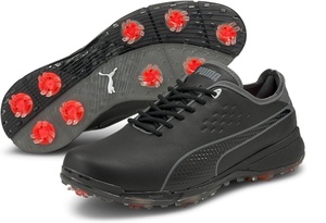 Price 25300 yen New genuine genuine Puma Golf Golf Spike Puma Golf Pro Adapt Delta Black Leather 28㎝