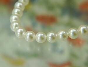 Free shipping ◆ Formally! Shellfish pearl large 8mm necklace (white)