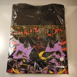 BABYMETAL T-shirt WORLD TOUR 2024 LEGEND-MM "COLORFUL FOXES TEE" SIZE L Nativity Baby Metal Yokohama Arena New Unopened
