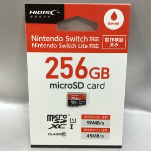 [Unused/Invoice registered store/to] HIDISC Nintendo Switch Nintendo Switch compatible 256GB HDMCSDX256GSW MICRO SDXC Card MZ0228/0008-10