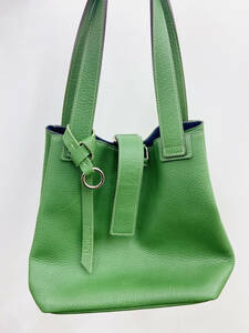 N35422 Ungaro Ungaro Green Leather Shoulder Bag Brand Ladies Bag Green