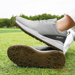 Acclaimed ★ Golf shoes Men's athletic shoes Sports Sports Sneakers Waterproofing Working comfortable Wide Wide elasticity Fit feeling 25.5cm