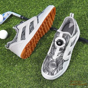 Genuine Golf Shoes New Women's Dial Athletic Shoes Wide Fit -Fitted Doody Golden Lightweight Women Sports Shoes Nendrofging White 24.0cm