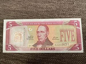 [Unused] $5 Liberian banknote