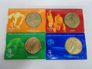 Sydney 2000 Sydney Olympics Commemorative Coin Gymnastics Judo Baseball Soccer Summary 5 Dollar Memorial Coin Elizabeth Current item