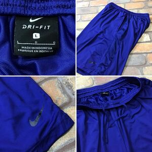 SP1-215★ Beauty USED Product ★ Moisture Absorption Quick Dry ★ Navy [NIKE Nike] DRI-FIT Mesh Switching Stretch Half Pants [Men's L] Sports Running