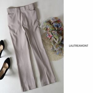 19,000 ☆ Lautre Amon Lautreamont ☆ Washing slit stretch straight pants 36 size made in Japan ☆ E-M 1740