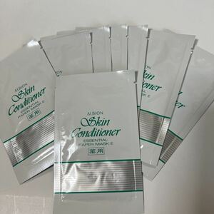 Unused Albion Medicinal Skin Conditioner Essential Paper Mask E -Pack 8 pieces
