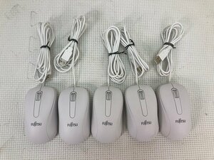 2505-O ★ It's pretty beautiful! ★ Fujitsu USB optical mouse ★ M520 ★ Used current 5 pieces set ★