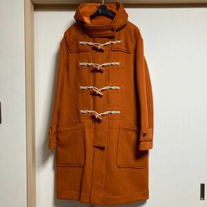 [Beauty] Nigel Cabourn Nigel Kabon 100%cashmere duffel coat orange size 46 Gloverall made in the UK