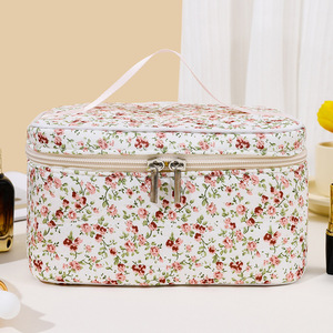 ☆ Light pink ☆ Makeup pouch floral pattern Travel MMFPOUCH1219J Makeup Pouch Ladies Cosmetic Pouch Makeup Pouch Small