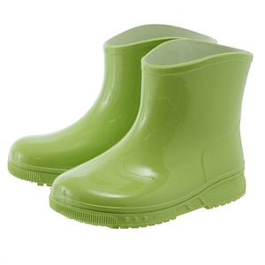 ☆ Green ☆ 14cm Rain Boots Kids Fashionable Mail Order Short Girls Boys Men and Women Easy -to -use Kids Children's Shoes Simi
