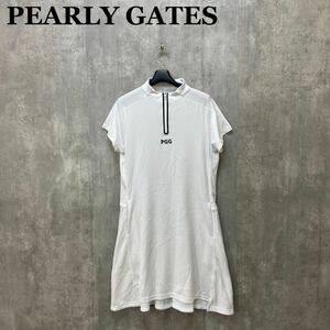 PGG PEARLY GATES 2021 model half zip short sleeve dress 0 Pearly gates