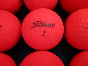 2818 [Bargain ●] Titleist -Trufeel- [Mat Color Red] 30 pieces