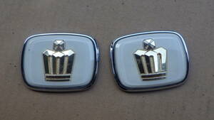 Two sets of Toyota genuine crown emblem