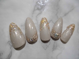 (Non -standard or click post shipment included) Simple nail chip gel works with glitter and mirror
