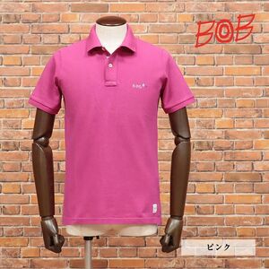 Spring/Summer/BOB/S Size/Italy Polo Shirt Soft Canoko Relateness Comfortable Handmade Print Short Sleeve Golf New/Pink/IB355/