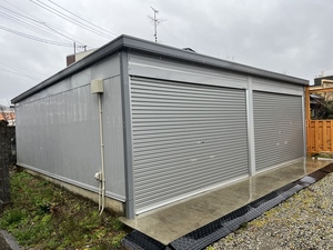 INABA Inaba storage GRN-3663SL-2 2 consecutive garage Frontage H2,580 × W7,265 × D6,275mm Side Door/Window/Demolished Area Limited Area Saitama Prefecture Kawaguchi City, Saitama Prefecture