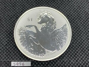 31.1 Gram 2022 (New) St. Helena "Pegasus" Pure silver 1 ounce silver coin