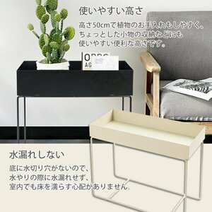 There is translation ★ New ★ ※ White interior fashionable planter/Flower Stand Drag Garden Bowl Multi Shelf Storage ### Plant Rack DSHJ-WH ###