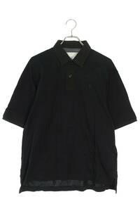 Sakai SACAI 21SS 21-02517M Cotton Jersey Polo Shir size: 2 Damage processing logo embroidery short sleeve polo shirt used BS99