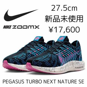 17,600 yen! 27.5cm New NIKE PEGASUS TURBO NATURE SE Running Shoes ZOOMX Pegasus Turbo Next Nature Fly Knit