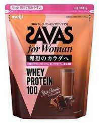 Meiji SAVAS/The Bass Four Woman Whey Protein 100 Milk Chocolate Flavor (900g) ★ Best expiration date 2025/03