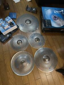 Discontinued &amp; Unused Zildjian GEN DSP Total 8 Pickups Cymbal Low Volume China Crash Ride Hi-Hat Zildjian
