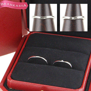 [Beautiful goods/list price 481,000] Cartier/Cartier ballerina wedding ring wedding ring platinum diamond ♯ 47 [new] ★ 62CA21