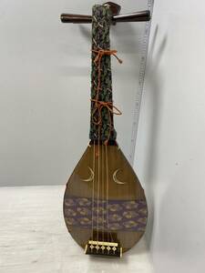 ★ Satsuma Biwa ★ 5 -stringed instrument with Biwa Bachi [Used/Current item/Operation unidentified]