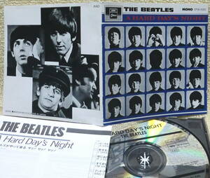 [Free shipping on 2 points] ● CD Beatles Beatles a Hard Day's Night Initial Japanese Edition Before Remastered Original Monaural Sound Sales Sales