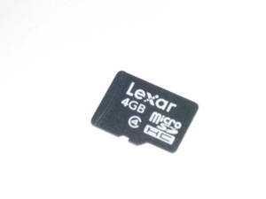 Operation guarantee! free shipping! LEXAR MICROSDHC 4GB Class ④