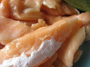Raw food "Salmon Harass 300g" delicious and diet for diet, DHA, EPA, marine collagen !!