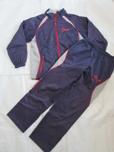 XO size used goods scratches and other difficult Kubota Slugger Upper and lower setup Koukoukouku Windworm jacket KUBOTA Slugger pants