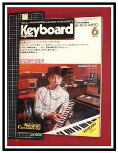 P5992 "Keyboard Magazine S57 No.47" Cover &amp; Body: Ryuichi Sakamoto, interview/YMO Gymnastics, Haruomi Hosono/Air Supply/Kanzen Inoue/Queen/etc.
