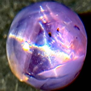 [Natural Star Sapphire 5.886ct] A 9.0 × 7.3mm Roose Sorting Nude Star Sapphire Jewelry Jewelry BJ1/BJ1 Te EA5