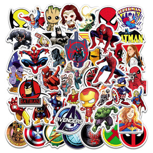 New Spider -Man American Hero Sticker / 50 / Decal Seal Emblem Waterproof Sticker Large amount