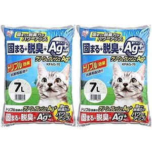 ★ 1) Mineral ★ Cat sand clean &amp; fresh AG+ deodorizing effect 7L x 2 bags (bulk purchase)