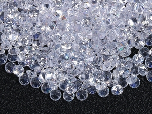 ★ Cubic Zirconia Loose 3mm Large amounts of about 500 pieces Round cut artificial diamond round brand cut NW7