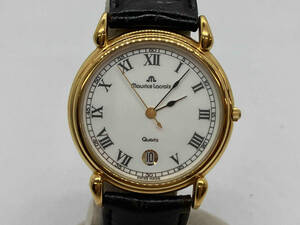 MAURICE LACROIX Mauris La Clouix 92124 97496 Quartz belt deteriorated watch